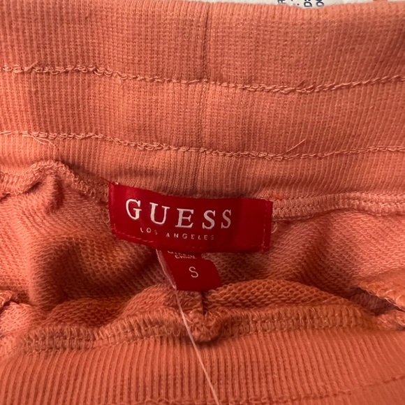 Guess Women's Peach Athletic Shorts - Picture 3 of 3
